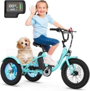 NAIZEA Electric Kids Bike: Effortless Safe Riding Fun